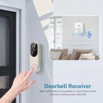 1080P Wireless Video Doorbell with AI Detection