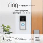 Ring Battery Video Doorbell Plus with 1536p HD