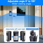 Adjustable No-Drill Video Doorbell Mount for Ring/Blink