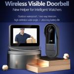Winnes 1080P Video Doorbell Camera with Monitor