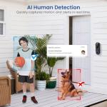 Kement 1080p Smart Video Doorbell Camera