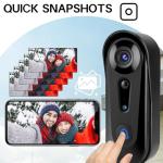 Eaula Videns Wireless Video Doorbell with AI Detection