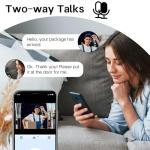 Eaula Videns Wireless Video Doorbell with AI Detection