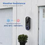 Kement 1080p Smart Video Doorbell Camera