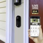 Energizer 2K Wired Smart Video Doorbell Camera