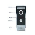 AMOCAM Wired Video Doorbell Intercom System with HD Camera
