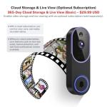 KyraNexo 1080p Smart Video Doorbell Camera