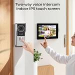 Wired 1080P Video Doorbell with 7-inch Monitor