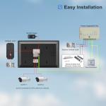 WiFi Video Doorbell with 10 Inch HD Monitor