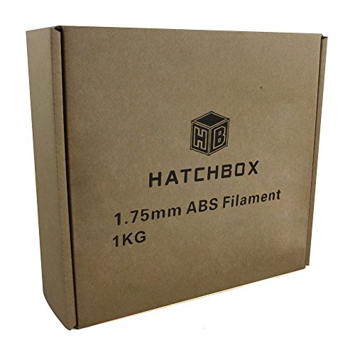 HATCHBOX Black 1.75mm ABS 3D Printer Filament