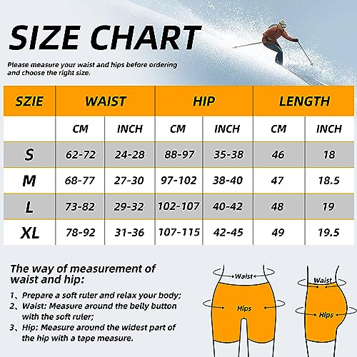 Cienfy EVA 3D Padded Protection Shorts for Snowboarding