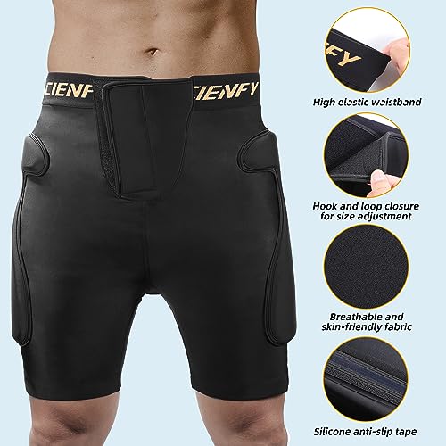 Cienfy EVA 3D Padded Protection Shorts for Snowboarding