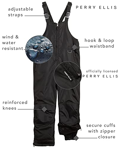Perry Ellis Girls’ Insulated Waterproof Snow Bib