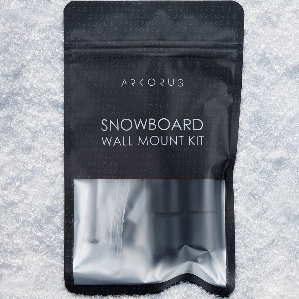 Snowboard Wall Mount Storage Rack – 4 Piece Set