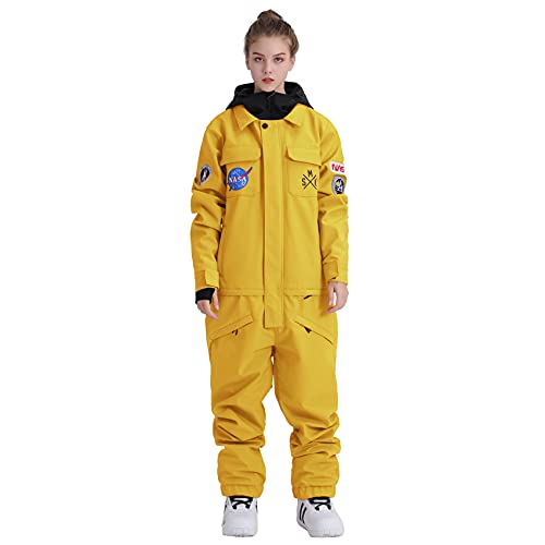 One-Piece Waterproof Snowsuit for Snow Sports