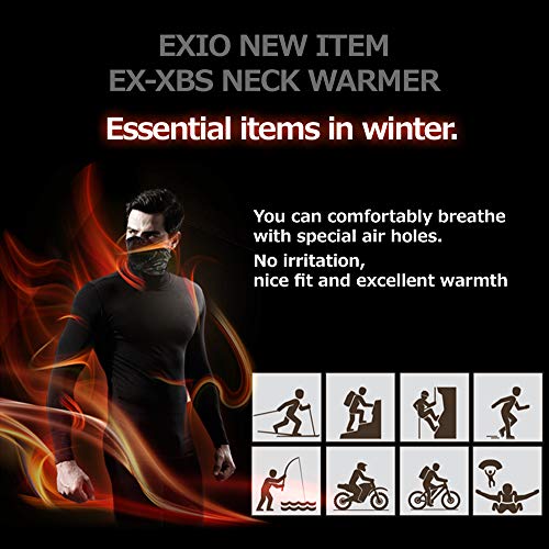 EXIO Windproof Face Mask for Snowboarding - Blue