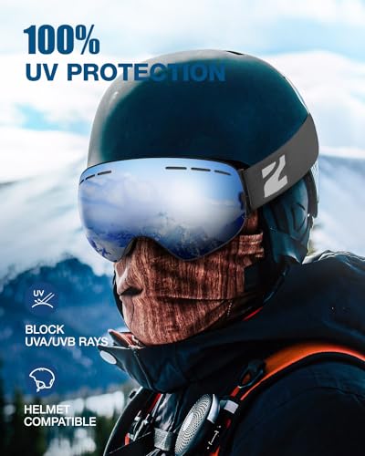 ZIONOR X OTG Snowboard Goggles with Detachable Lens