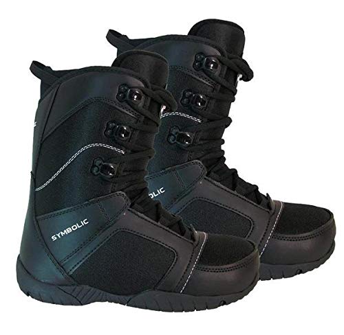 Symbolic Ultra Light Black Snowboard Boots for Men