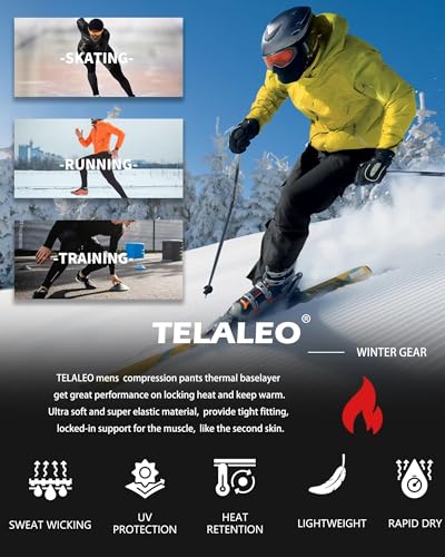 Men's Thermal Compression Pants 4 or 5 Pack