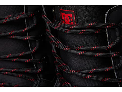 DC Phase Men's Snowboard Boots, Black/Red, Size 44