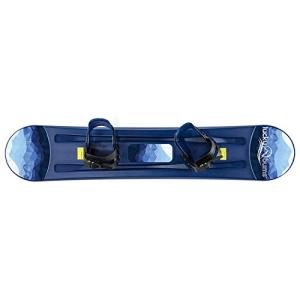 Lucky Bums 120cm Blue Plastic Snowboard