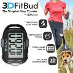 3DFitBud Simple 3D Pedometer with Large Display