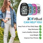 3DFitBud Simple 3D Pedometer with Large Display