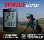 Cateye Padrone Wireless Bike Computer with Large Screen