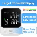 Accurate Upper Arm Blood Pressure Monitor with Memory