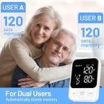 Accurate Upper Arm Blood Pressure Monitor with Memory