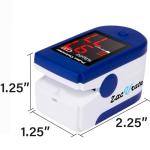 Zacurate Fingertip Pulse Oximeter Monitor - Blue