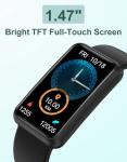 HUAKUA Waterproof Fitness Tracker with Touch Screen