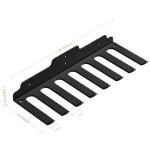 JNIHEEP Home Gym Storage Rack with 8 Hooks