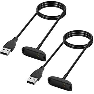 Kissmart Fitbit Inspire 2 Charger Cable - 2-Pack