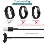 Kissmart Fitbit Inspire 2 Charger Cable - 2-Pack