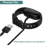 Kissmart Fitbit Inspire 2 Charger Cable - 2-Pack