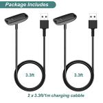 Kissmart Fitbit Inspire 2 Charger Cable - 2-Pack