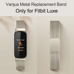 Champagne Gold Stainless Steel Band for Fitbit Luxe