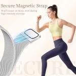 Silver Magnetic Mesh Bands for Fitbit Charge 5/6