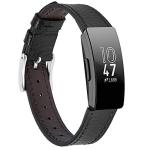 Leather Bands for Fitbit Inspire 3/2 - Black