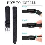 Leather Bands for Fitbit Inspire 3/2 - Black