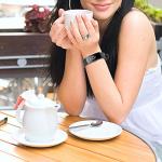 Leather Bands for Fitbit Inspire 3/2 - Black