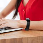 Leather Bands for Fitbit Inspire 3/2 - Black