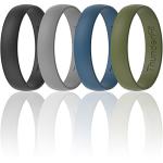 ThunderFit Silicone Wedding Bands Variety Pack