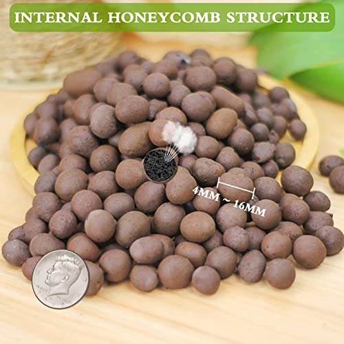 Halatool Organic Clay Pebbles for Hydroponic Gardening