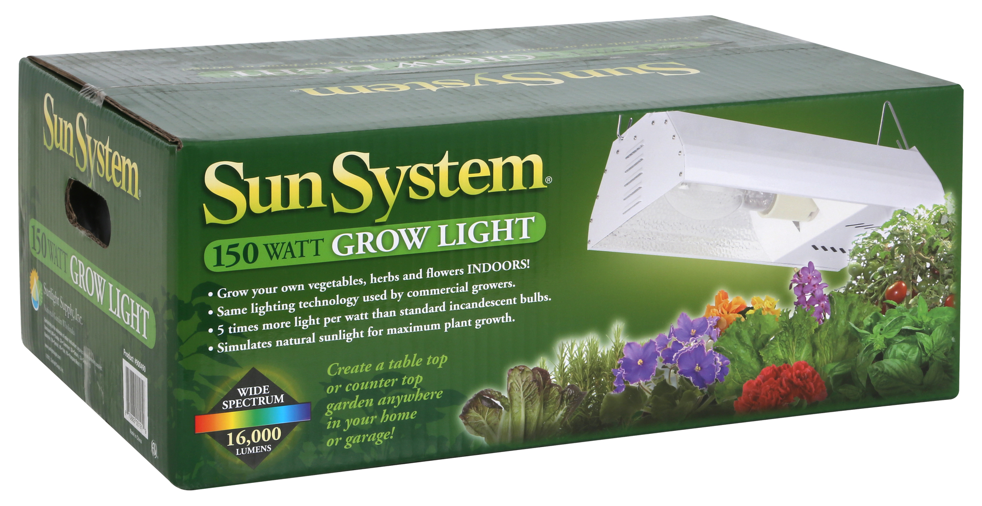 Sun System 150 HPS Grow Light for Indoor Plants