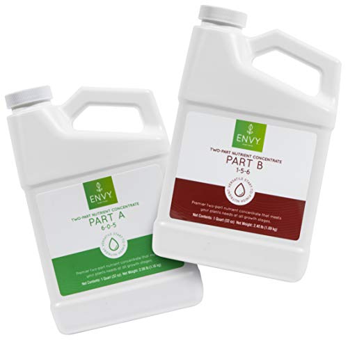 ENVY Two-Part Hydroponic Nutrients A/B Combo