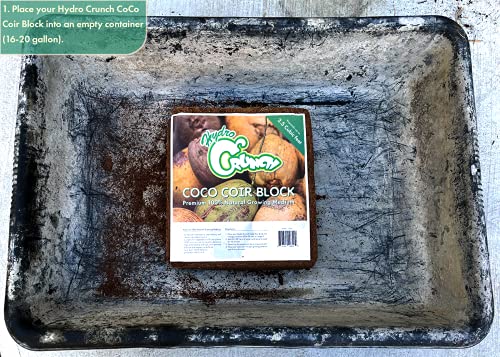 Hydro Crunch 11-lbs Coco Coir Growing Media Block