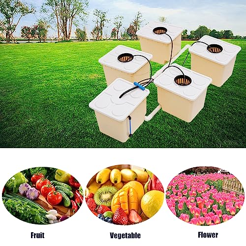 5-Bucket Hydroponic Growing System for Indoor Plants
