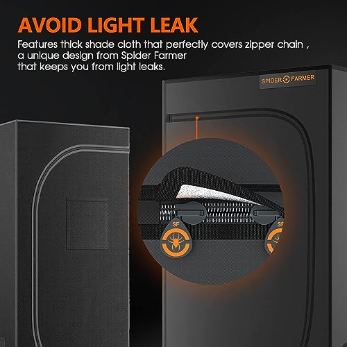 Spider Farmer SF2000 Complete Hydroponic Grow Tent Kit